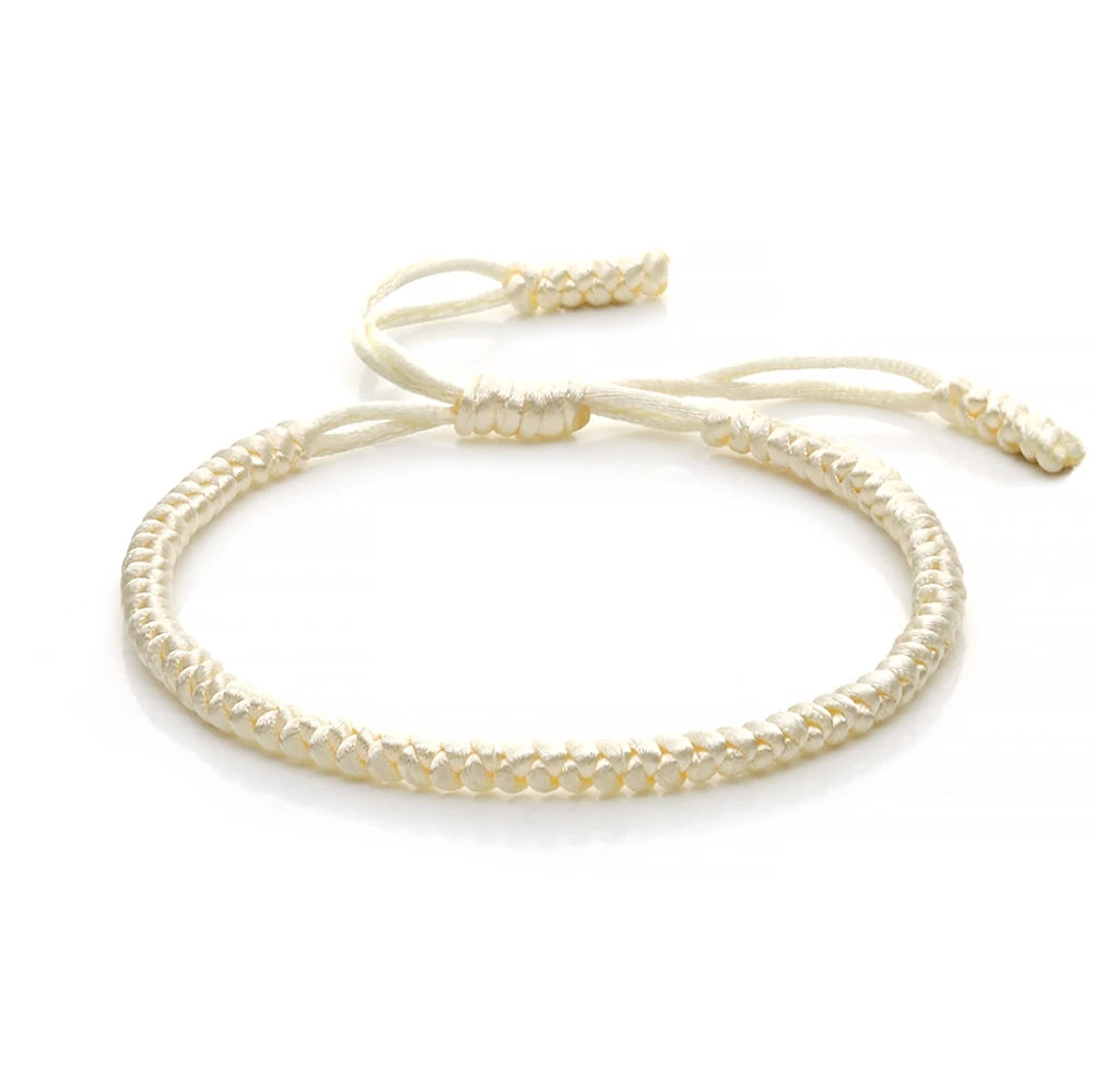 Lucky Knots Multicolor Braided Bracelets for Women & Men - Handmade Adjustable Charm Jewelry