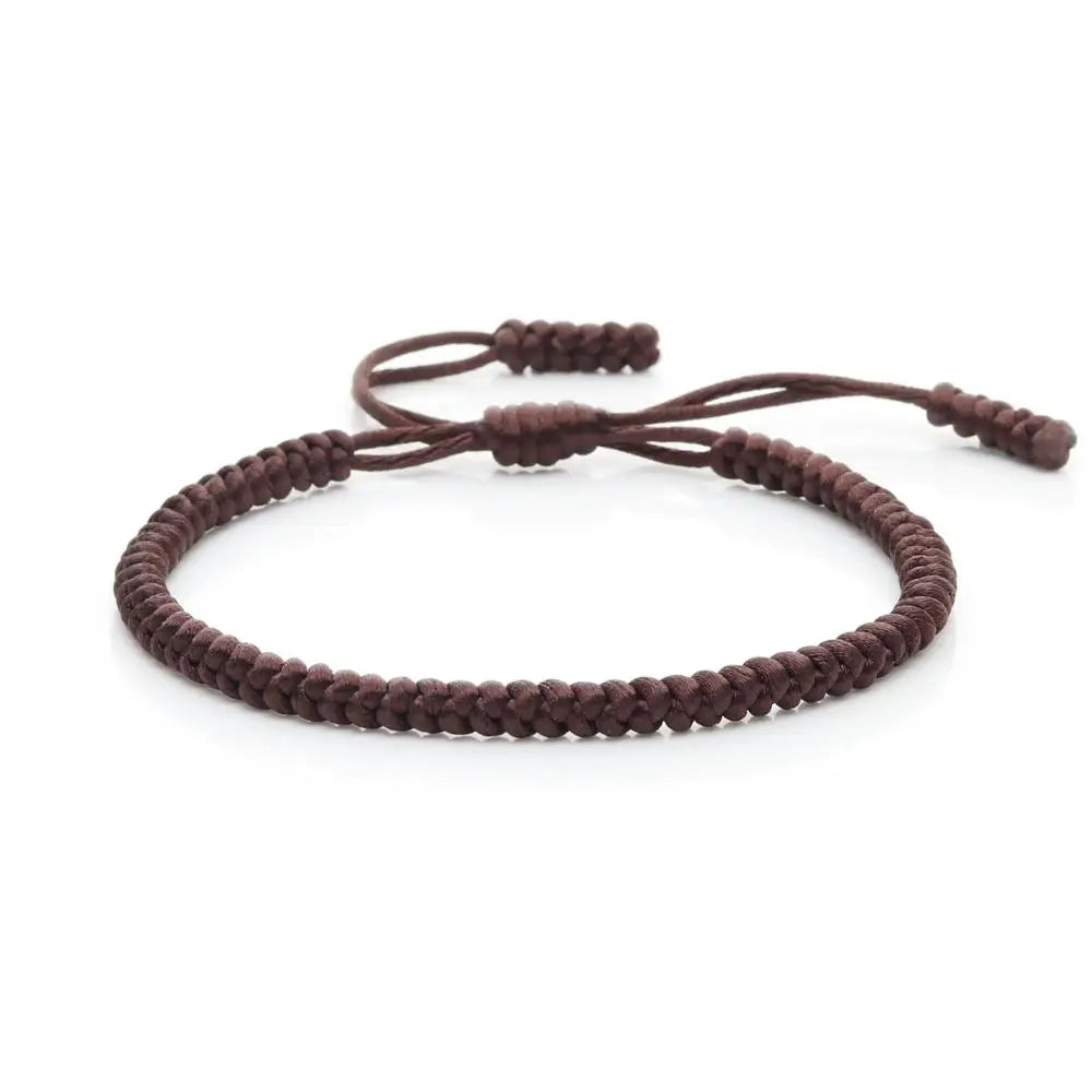 Lucky Knots Multicolor Braided Bracelets for Women & Men - Handmade Adjustable Charm Jewelry