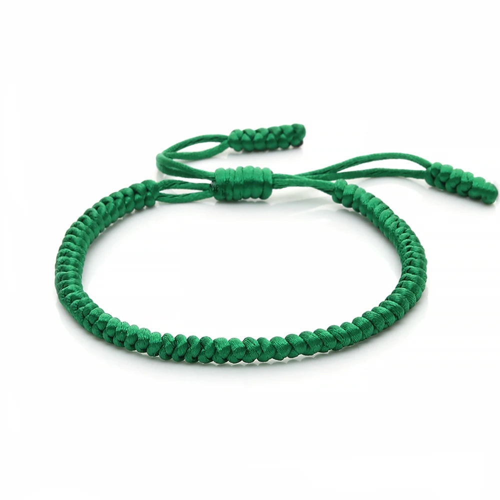 Lucky Knots Multicolor Braided Bracelets for Women & Men - Handmade Adjustable Charm Jewelry