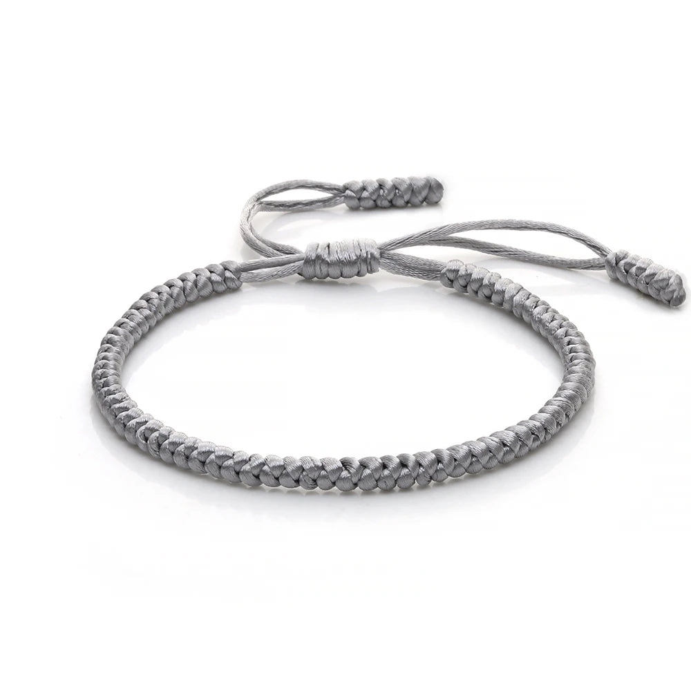 Lucky Knots Multicolor Braided Bracelets for Women & Men - Handmade Adjustable Charm Jewelry