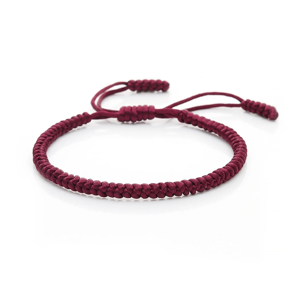 Lucky Knots Multicolor Braided Bracelets for Women & Men - Handmade Adjustable Charm Jewelry