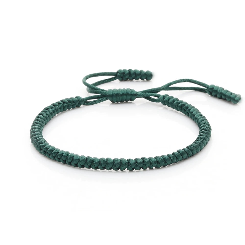 Lucky Knots Multicolor Braided Bracelets for Women & Men - Handmade Adjustable Charm Jewelry