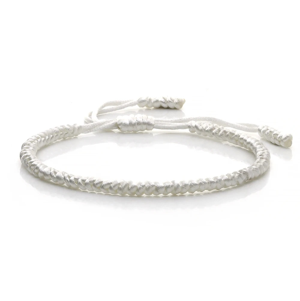 Lucky Knots Multicolor Braided Bracelets for Women & Men - Handmade Adjustable Charm Jewelry