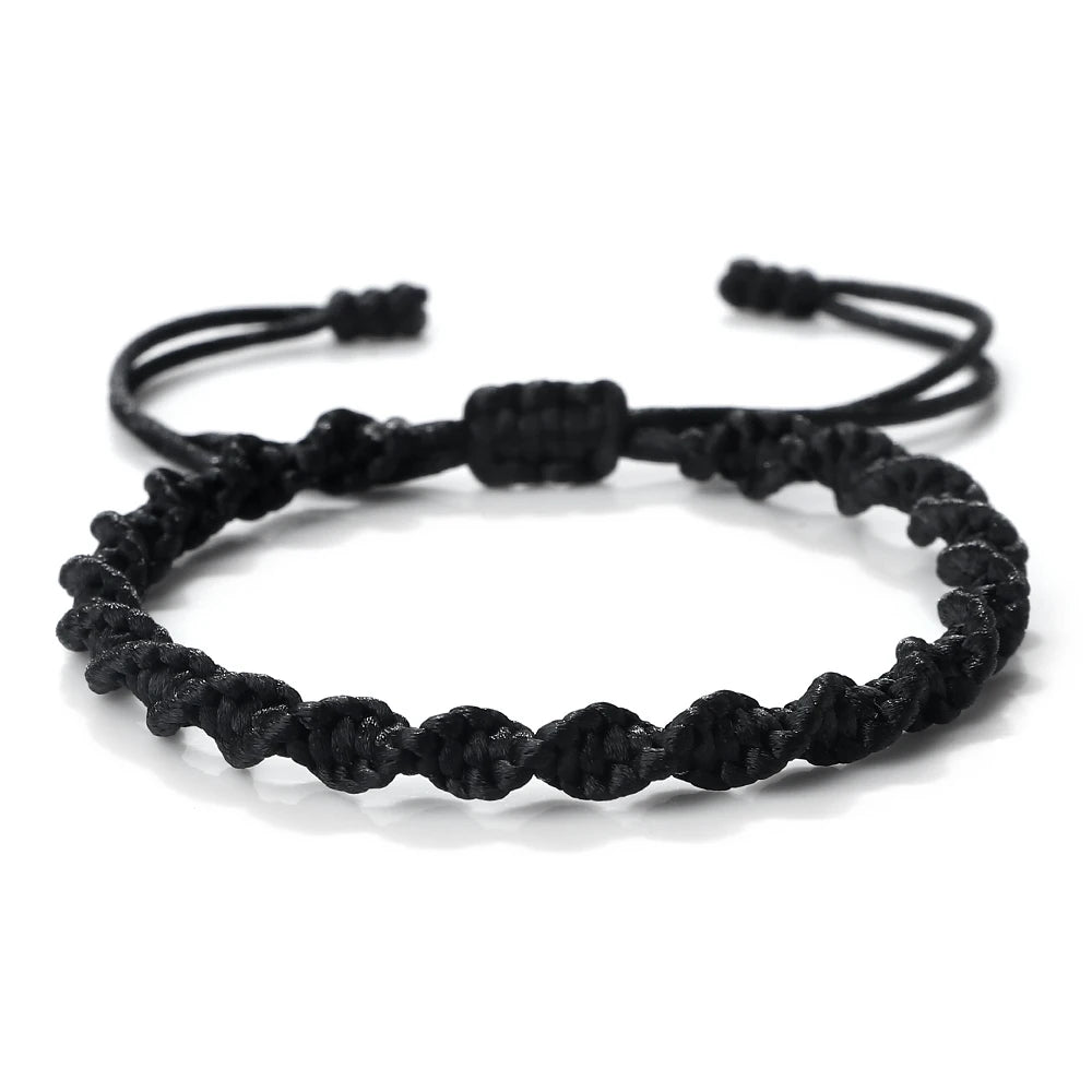 Lucky Knots Multicolor Braided Bracelets for Women & Men - Handmade Adjustable Charm Jewelry