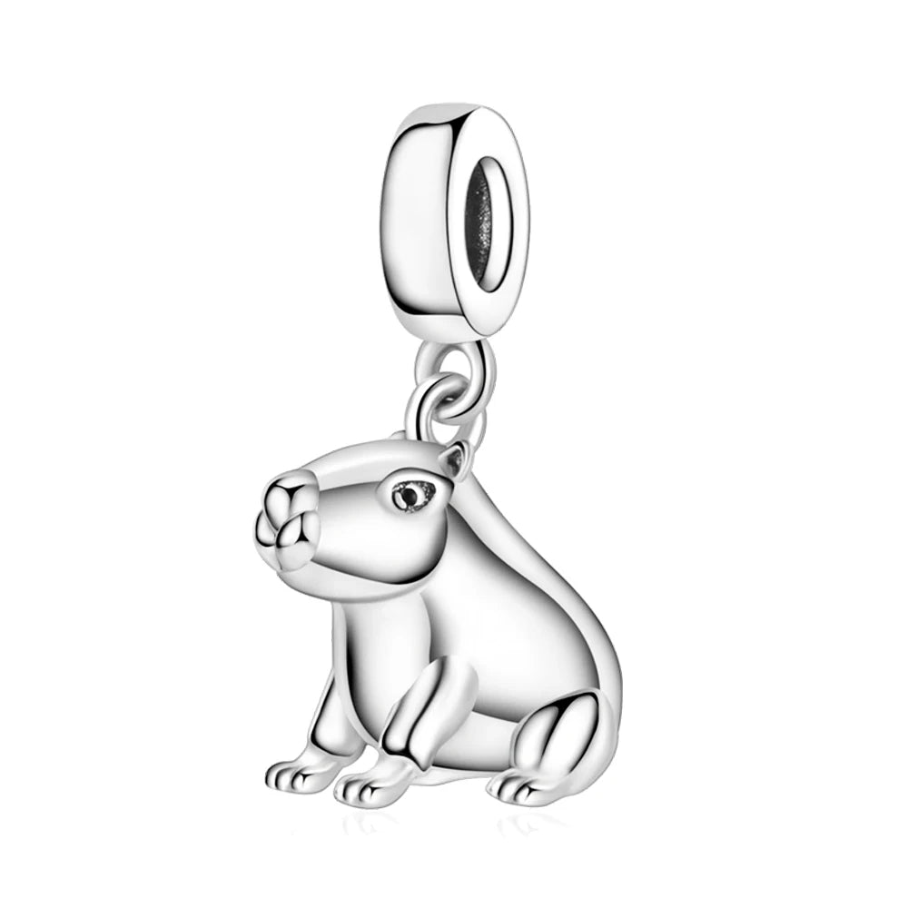 Cute Hanging Sloth Charm Fit Original Pan Bracelet DIY Women Jewelry Gift Sweet Animals Beads 2024 New Arrivals