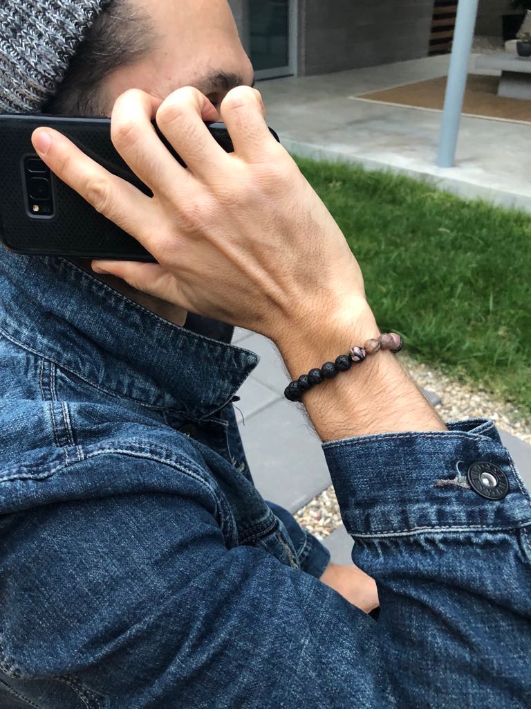 Unblocked Energy Lava Bracelet